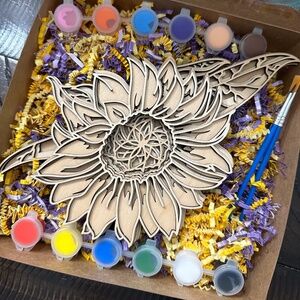Sunflower - Paint Kit - Handmade